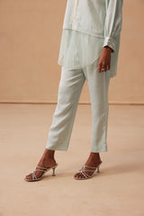 Sanjh Aira Set - Mist Blue Coord Set