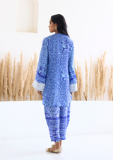 Lakeer Kashmiri Kurta (Blue)