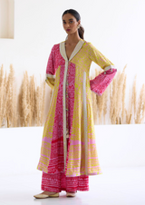 Lakeer Multicoloured Kali Suit Set
