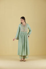 Zuri Front Gather Suit Set- RTS