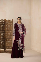 Khubani Short Shirt with Garara- RTS