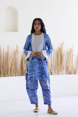 Lakeer Kashmiri Kurta (Blue)