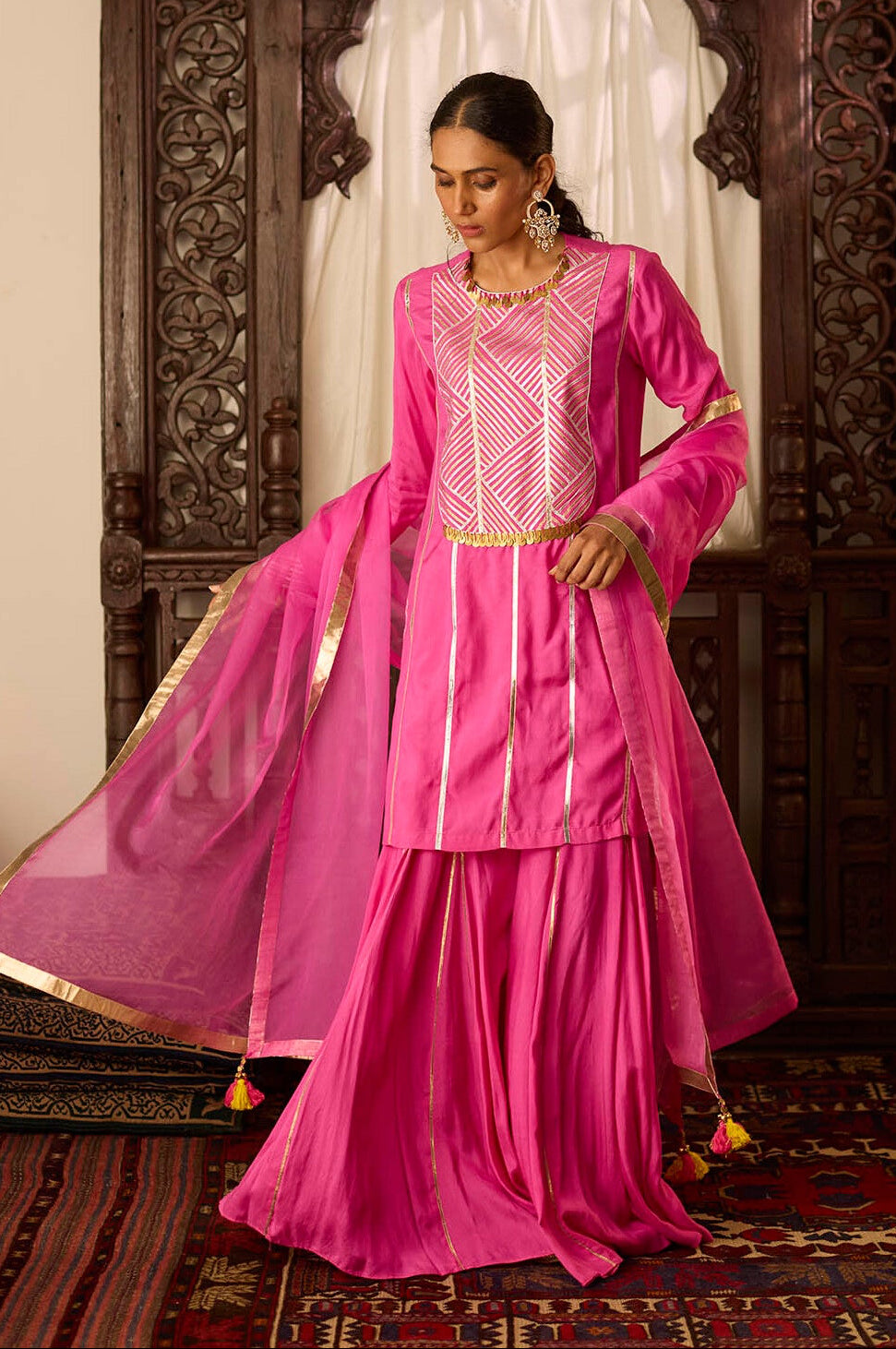 Sharvee Leher Sharara Set