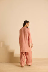 Sukoon Pink Kashmiri Kurta with Dupatta
