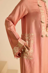 Sukoon Pink Full Length Dress
