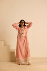 Sukoon Pink Full Length Dress
