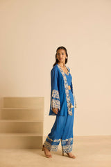 Sukoon Blue Front Open Top Set