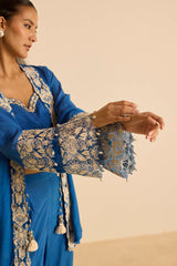 Sukoon Blue Front Open Top Set