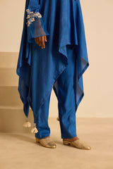Sukoon Blue A Line Top Set