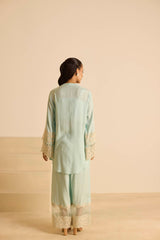 Sukoon Sky Blue Front Open Top Set