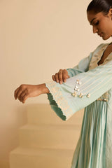 Sukoon Sky Blue Yok Top Set