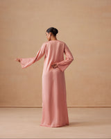Sanjh Ruhani Dress - Blush Pink Full Length Dress - RTS