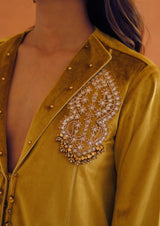 Zeba Mustard Coat Set