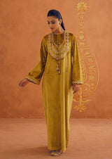 Zeba Mustard Long Dress