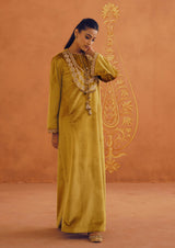 Zeba Mustard Long Dress