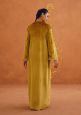Zeba Mustard Long Dress