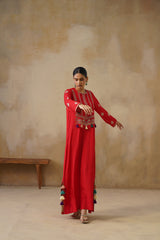 Noor Red Full Length Dress