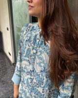 Peher Fiza Set- Blue Coord Set