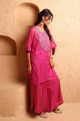Rani Pink Kaftan Set