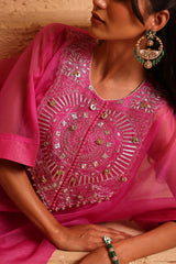 Rani Pink Kaftan Set