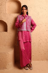 Rani Pink Waistcoat Set