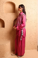 Rani Pink Waistcoat Set