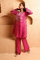 Rani Pink Back Kali Suit Set