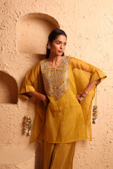 Ochre Kaftan Set