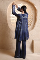 Midnight Blue Back Kali Suit Set
