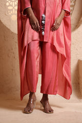Coral Cape Suit Set