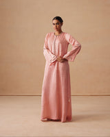 Sanjh Ruhani Dress - Blush Pink Full Length Dress