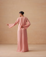 Sanjh Ruhani Dress - Blush Pink Full Length Dress