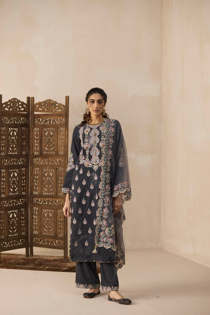 Khubani Straight Suit Set