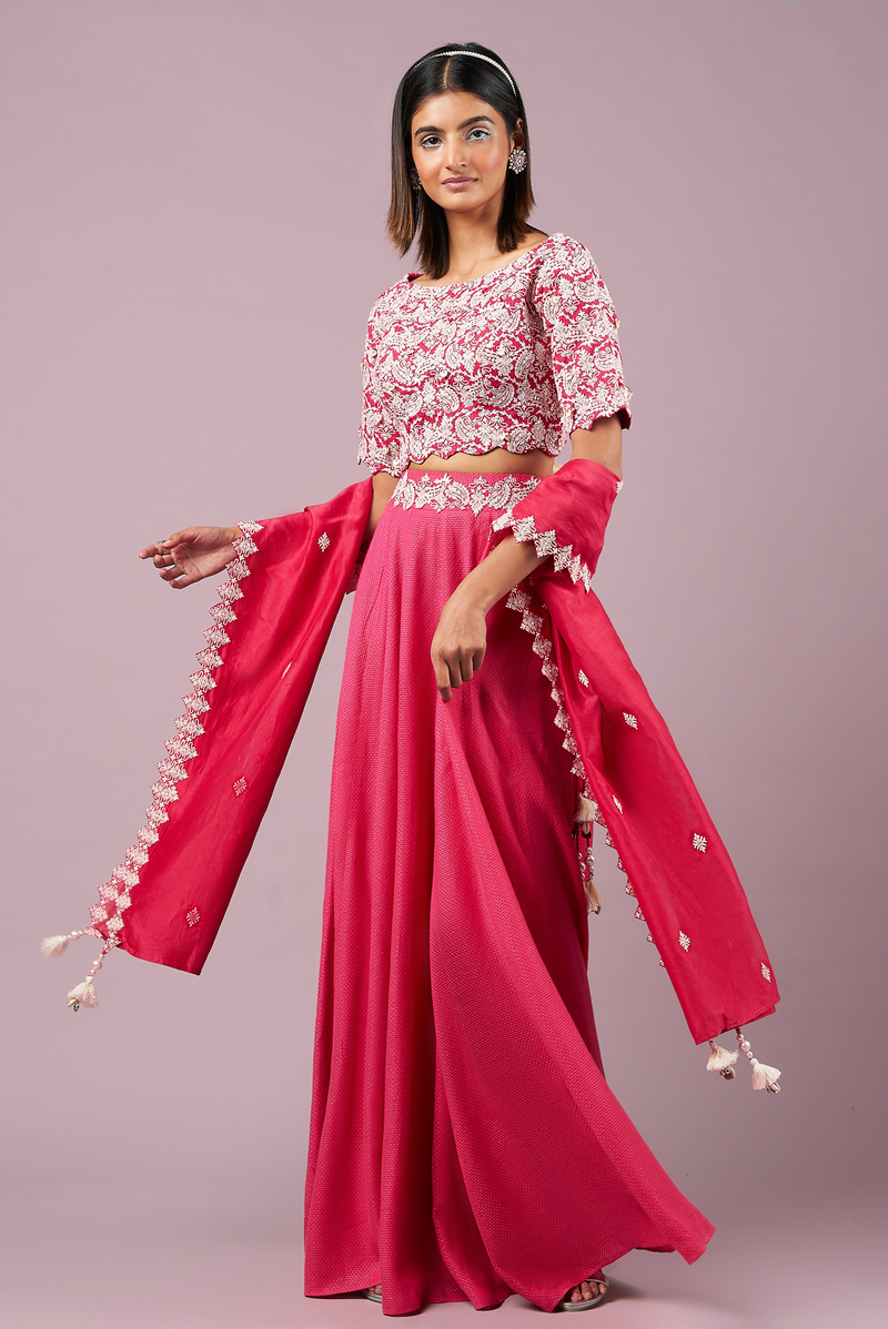 Pop Drop Lehenga Set