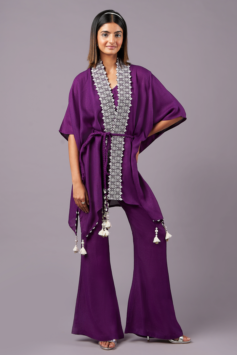 Pop Drop Open Kimono Set