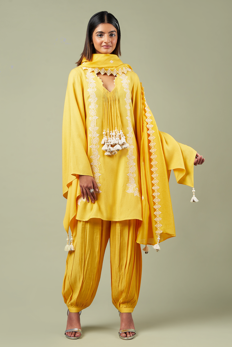 Pop Drop Kashmiri Kurta Set