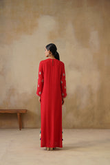 Noor Red Full Length Dress