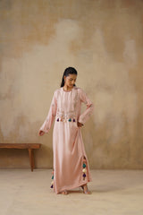 Noor Pink Full Length Dress