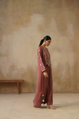 Noor Brown Full Length Dress