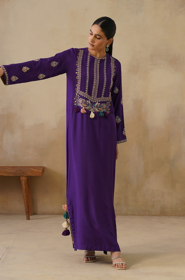 Noor Purple Full Length Dress