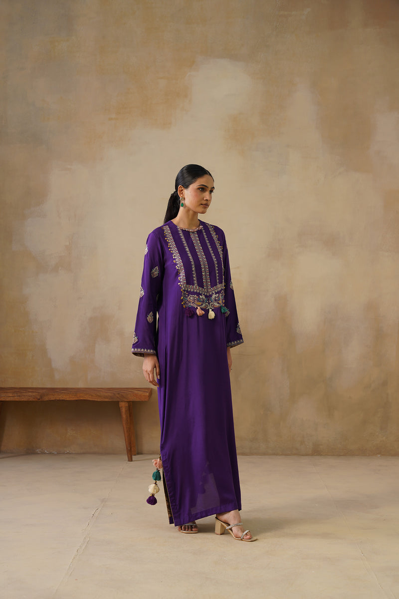 Noor Purple Full Length Dress