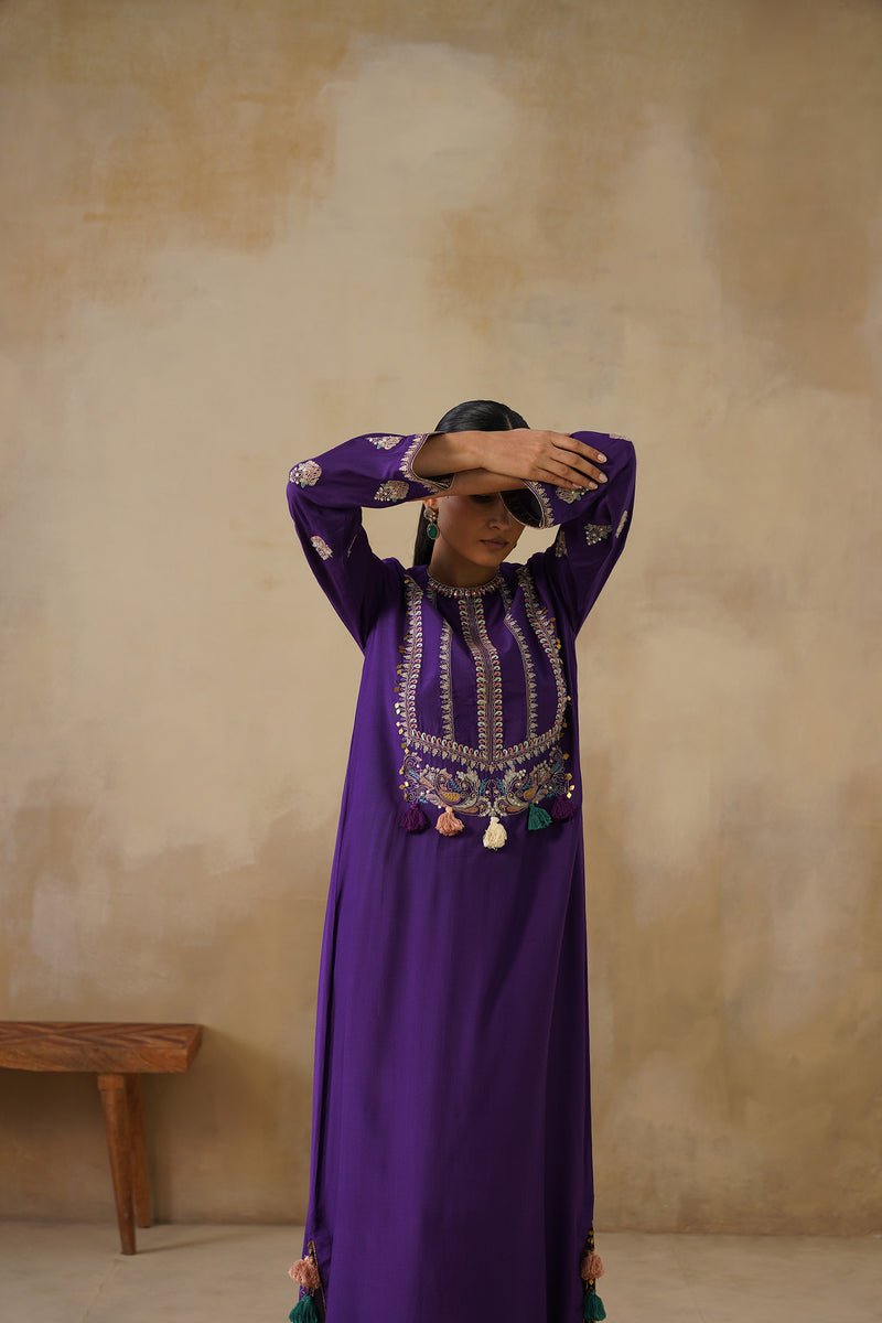 Noor Purple Full Length Dress