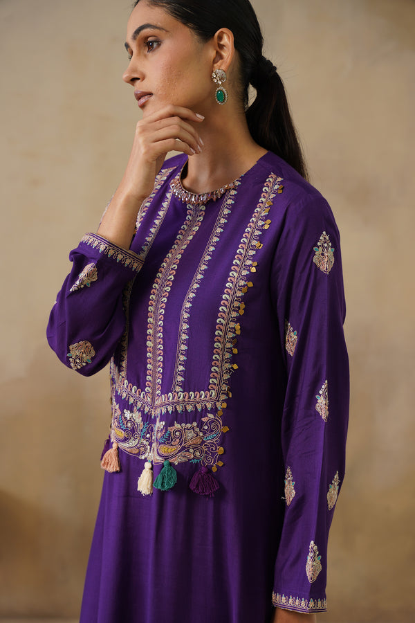 Noor Purple Full Length Dress