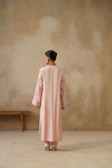 Noor Pink Straight Suit Set with Dupatta