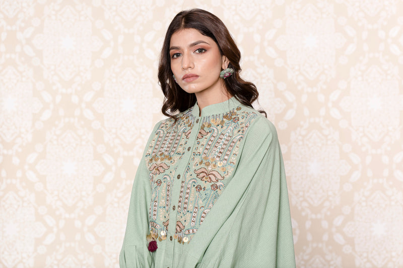 Inayat Drape Cape Set- RTS