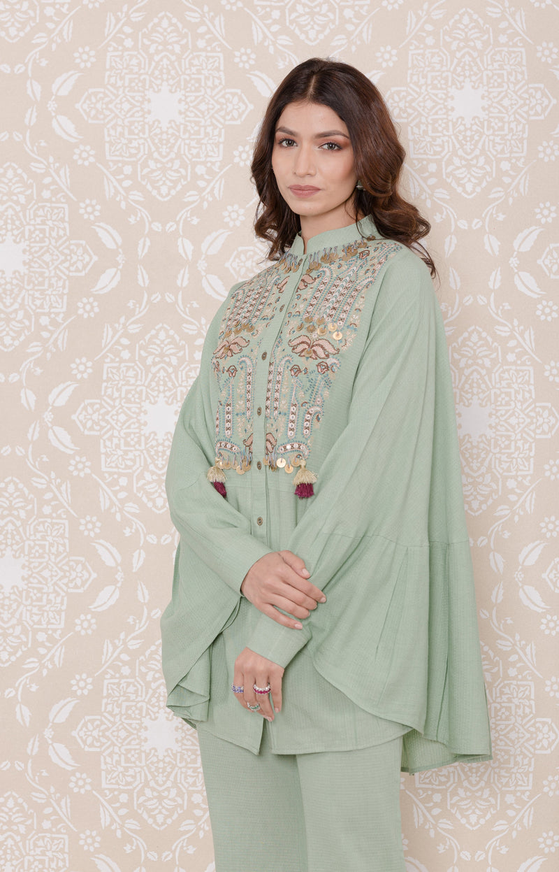 Inayat Drape Cape Set- RTS