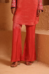 Sindoor Red Back Kali Suit Set