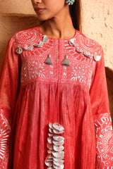 Sindoor Red Yok Top Set