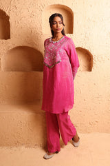 Rani Pink Back Kali Suit Set