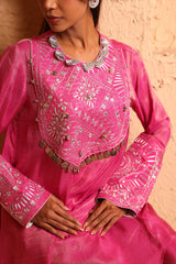Rani Pink Back Kali Suit Set